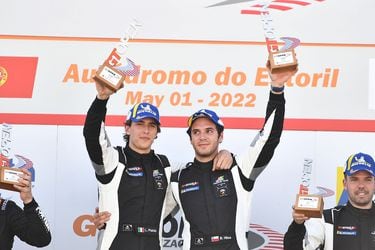 Benjamín Hites celebra en Estoril: consigue la victoria en la carrera uno de la primera fecha del GT Open