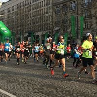 Schneider Electric se vistió de verde para la Marathon de París