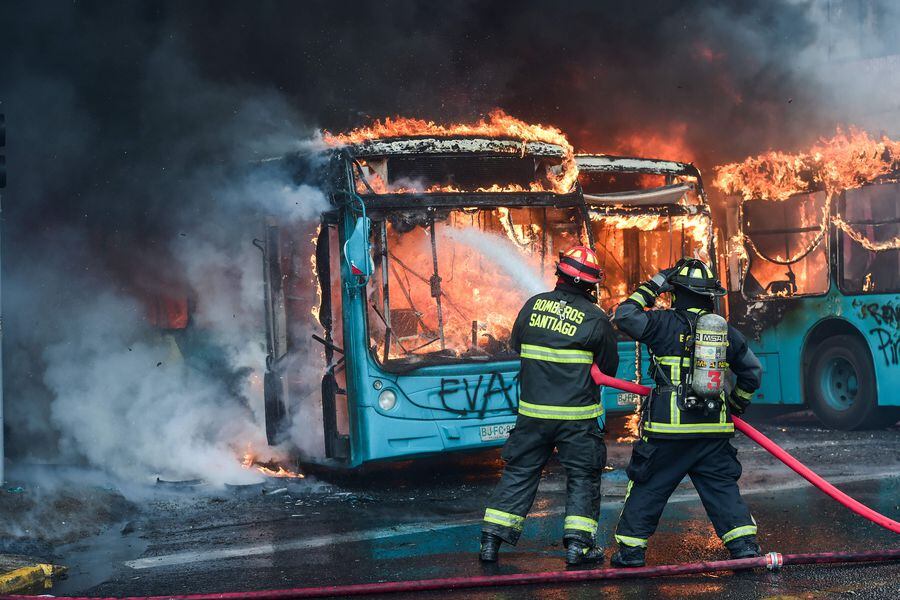 CHILE-TRANSPORT-METRO-PROTEST