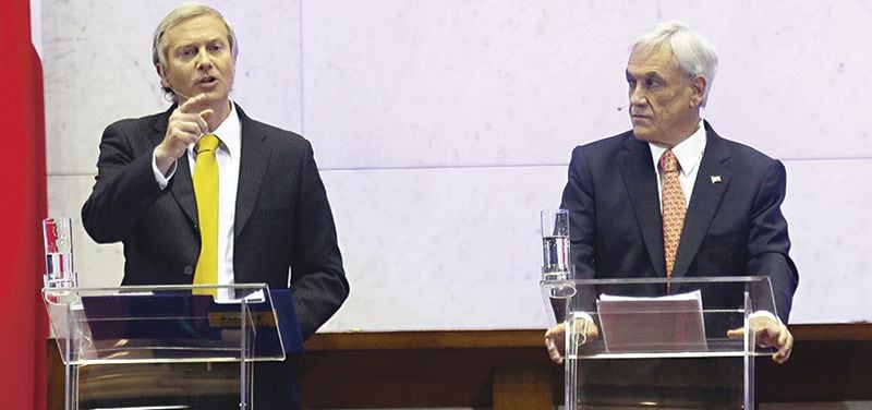 Sebastián Piñera y José Antonio Kast
