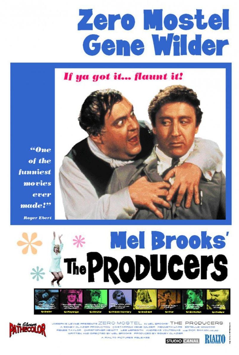 Cartel de The producers (Mel Brooks, 1967)