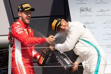 Vettel, Hamilton
