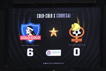 Colo Colo logró un histórico marcador ante Cobresal.