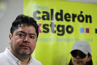 El precandidato a alcalde de Santiago, Ismael Calderón, militante del Partido Socialista.