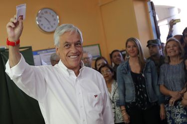 Votacion de Sebastian Piñera