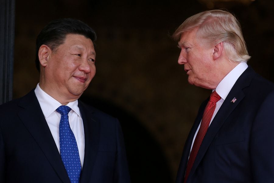 Xi y Trump