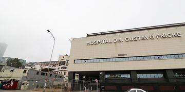 VIÑA DEL MAR: Funcionarios del Hospital Gustavo Fricke protestan contra Carabineros. 09/11/2019