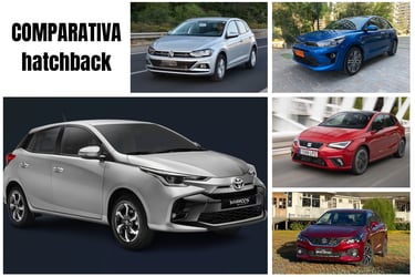 Toyota Yaris hatchback vs Seat Ibiza vs Suzuki Baleno vs Kia Rio5 vs Volkswagen Polo