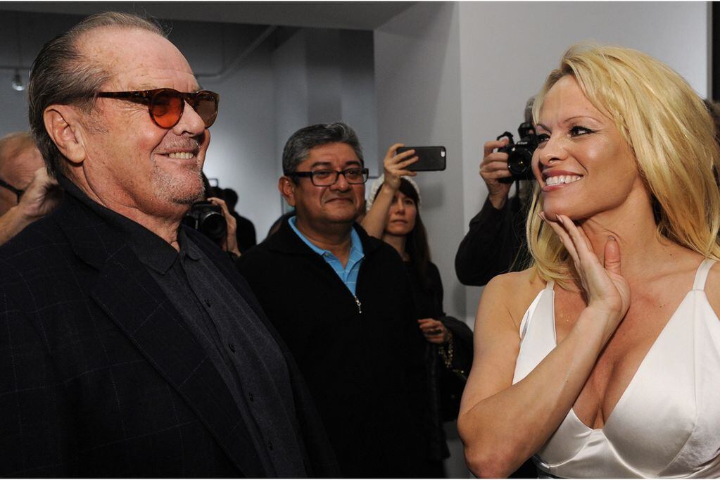 Pamela Anderson y Jack Nicholson