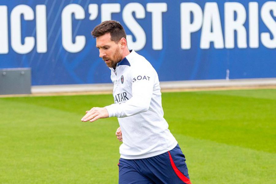 Lionel Messi fue parte de los entrenamientos del PSG de este lunes.