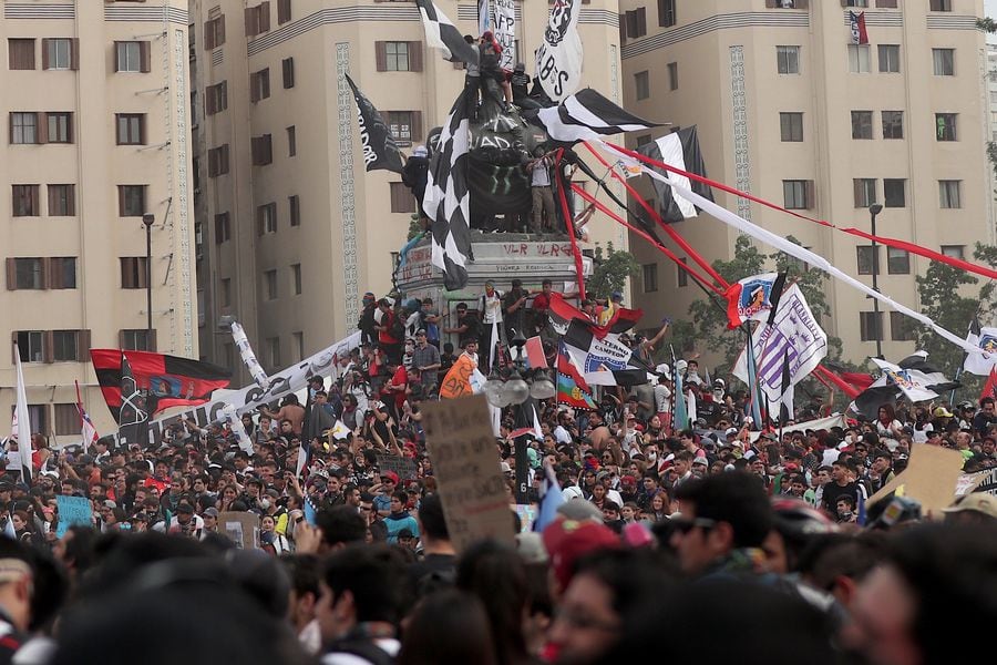 Manifestación en Santiago