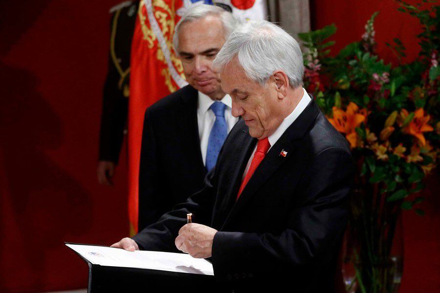 Andrés Chadwick y Sebastián Piñera
