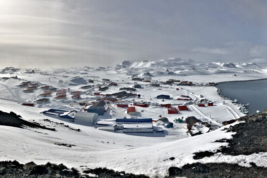 La Base Eduardo Frei forma parte crucial de la estrategia antártica de Chile. Foto: Fach