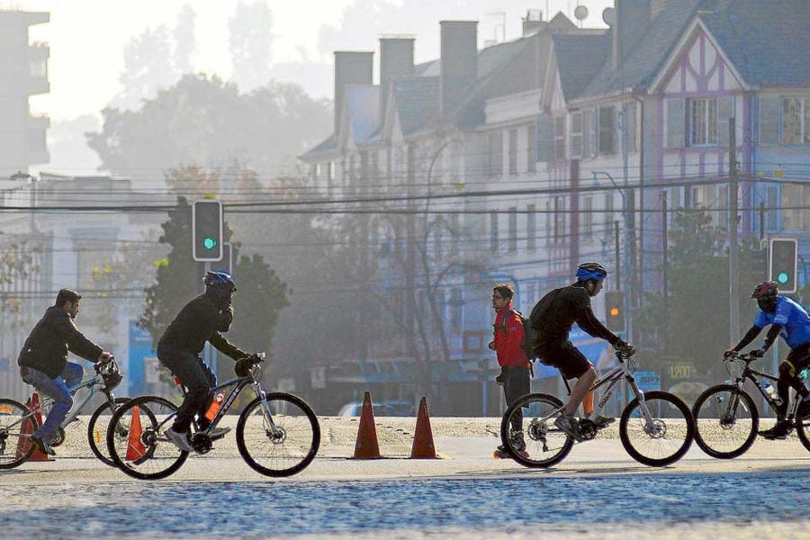 ciudad, deporte, ciclo recreo vía, ciclismo, bicicletas