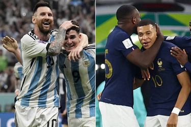 Lionel Messi y Kylian Mbappé, en el Mundial.