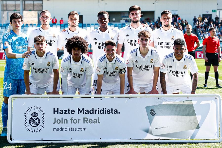 El equipo del Real Madrid Castilla.