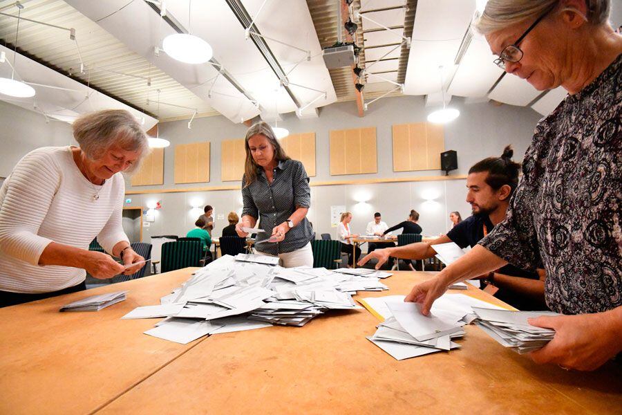 Suecia La izquierda encabeza elecciones generales frente a la