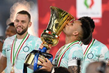 Lautaro Martínez le da al Inter el bicampeonato de la Copa Italia