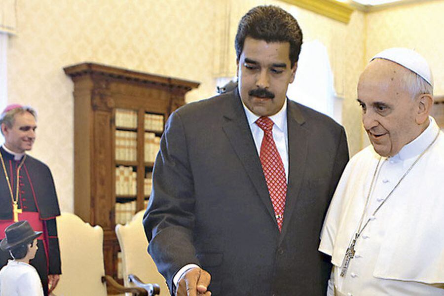 Papa y Maduro