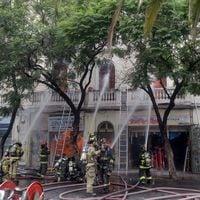 Incendio afecta a locales comerciales de Brasil con Alameda
