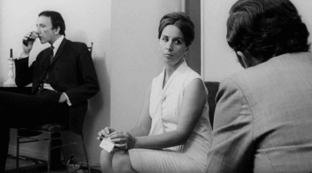 Delfina Guzmán en Tres Tristes Tigres, película de 1968.