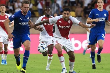 Maripán y el Monaco no salen del empate con el PSV en la ruta de clasificación a la Champions