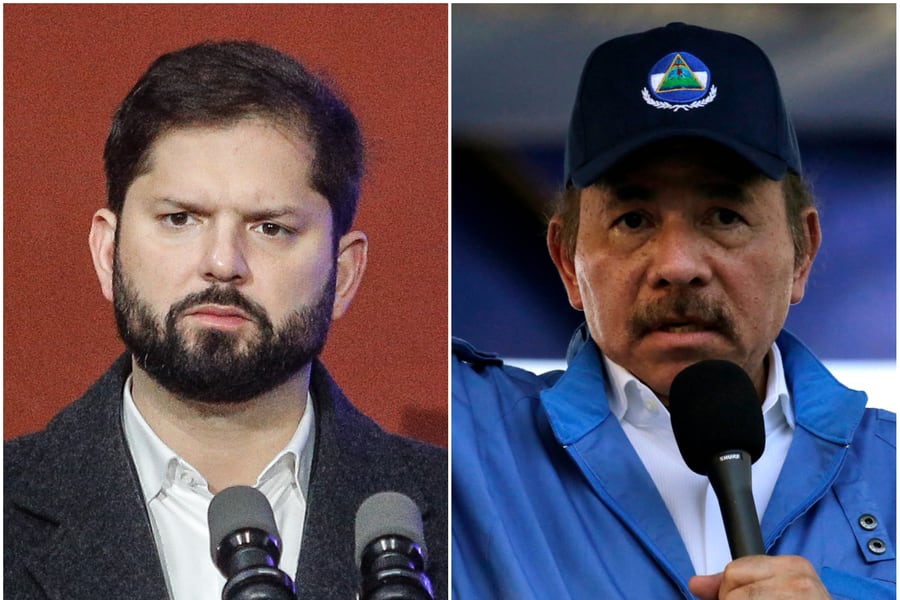 De “perrito faldero” a “Pinochetito”: el historial de desencuentros entre Daniel Ortega y Boric