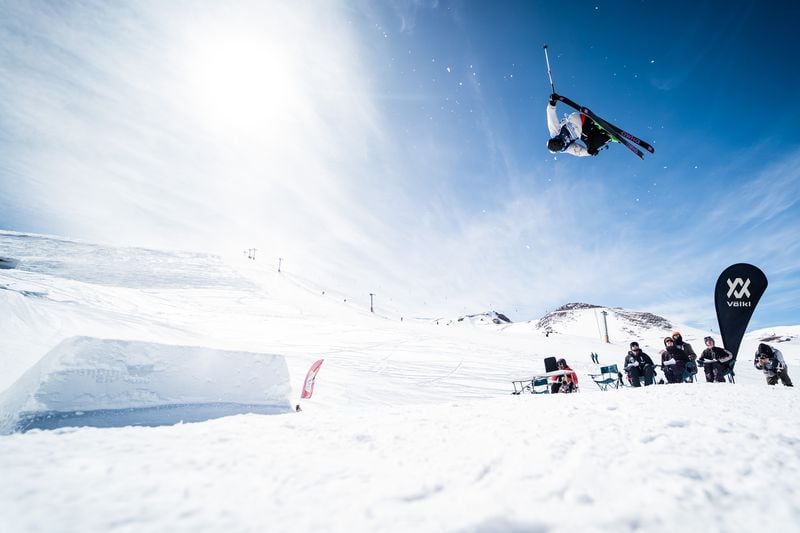 Francisco Salas practica una disciplina donde se siente más libre que en el esquí alpino.