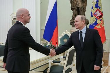 Vladimir Putin, Gianni Infantino