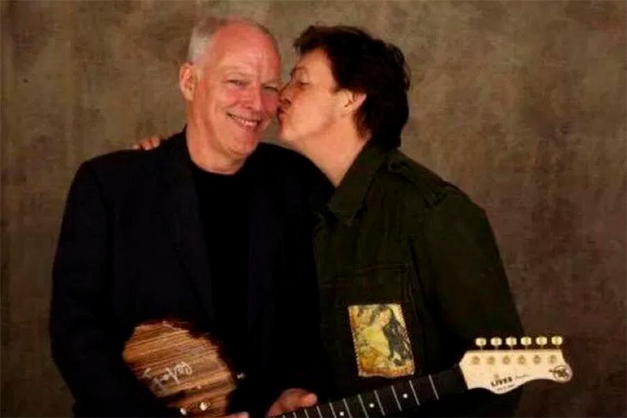 La pasión que unió a David Gilmour y Paul McCartney La Tercera