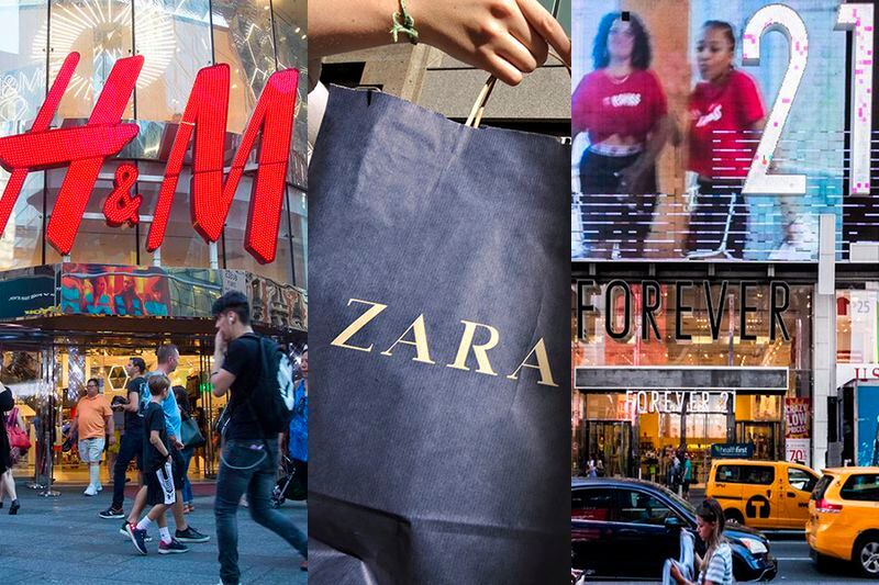 Zara h&m cheap forever 21