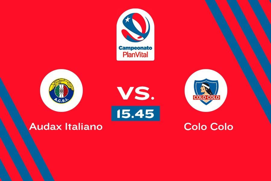 Audax Italiano vs. Colo Colo EN VIVO Campeonato Nacional fecha 18 cuándo juega Colo Colo dónde juega Colo Colo dónde ver por TV