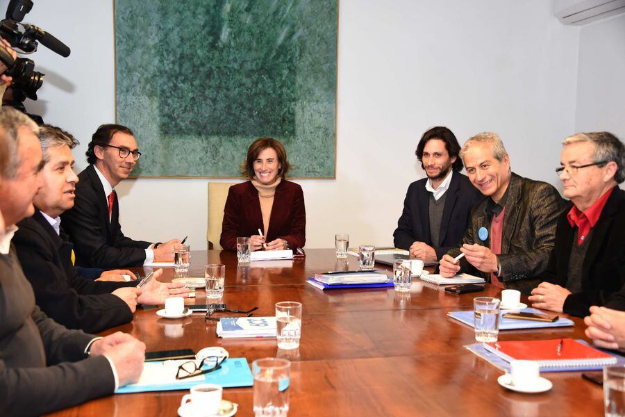 Reunión entre la ministra Marcela Cubillos y el Colegio de Profesores