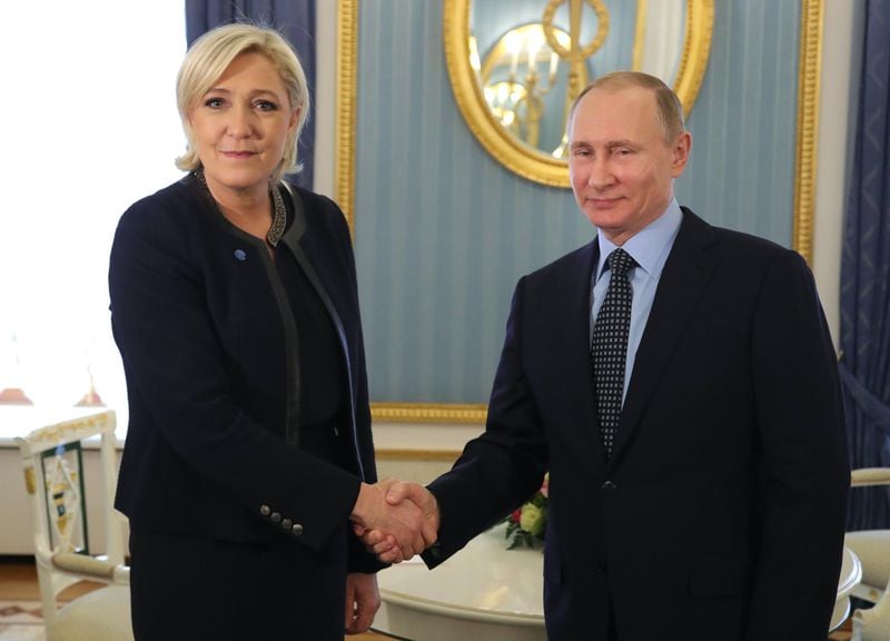 Le Pen y Putin
