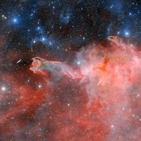 Astrónomos captan desde el cerro Tololo una nueva imagen de la “Mano de Dios” atravesando el cosmos 