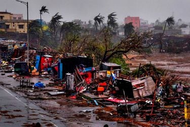 Lo que dejó el paso del ciclón Mocha en Myanmar