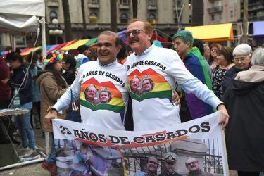 Marcha de la diversidad en Montevideo, Uruguay, en 2017.