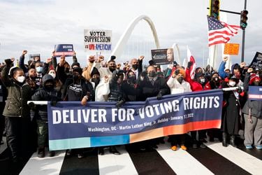 Familia de Martin Luther King se une al llamado a una reforma electoral en EE.UU. y evitar exclusión de votantes afroamericanos