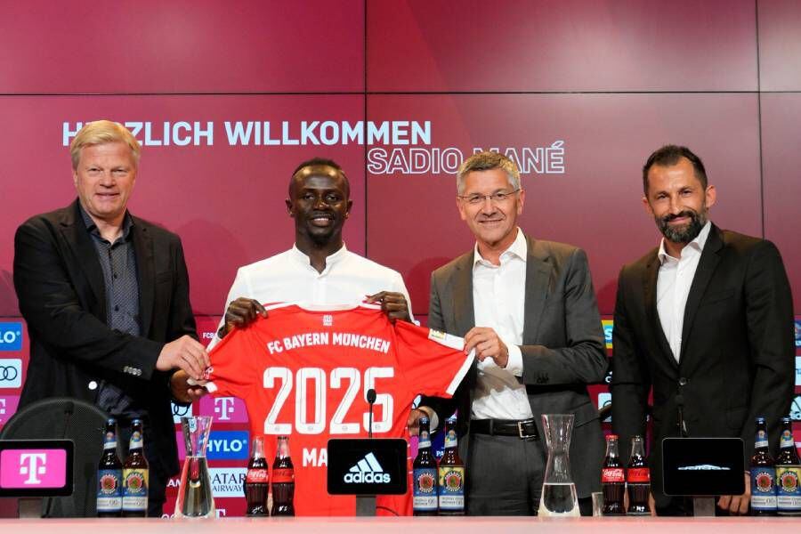 Sadio Mané fue presentado oficialmente por el Bayern Múnich.