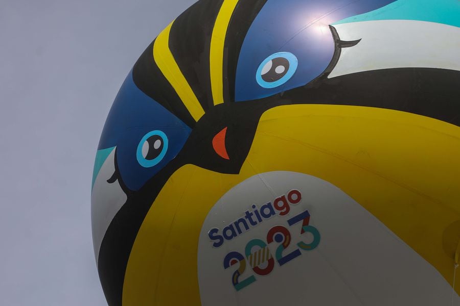 Fiu, la mascota oficial de Santiago 2023.