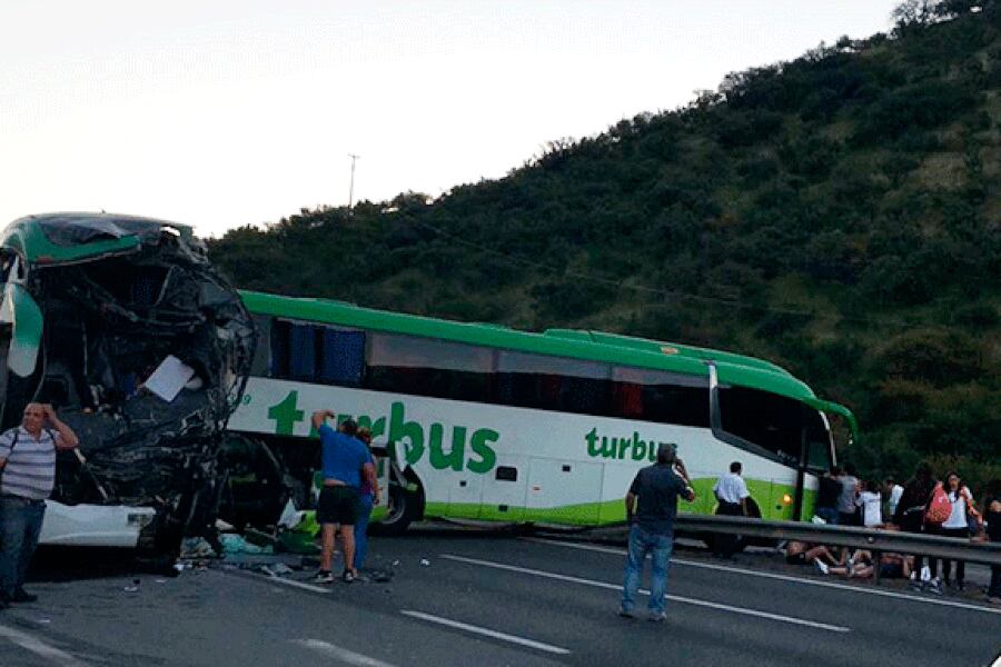 accidente ruta 5 sur