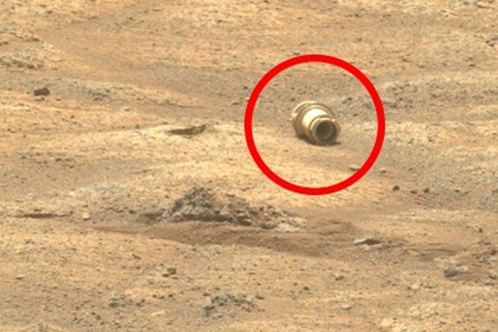 Un objeto inicialmente no identificado fue encontrado en Marte.