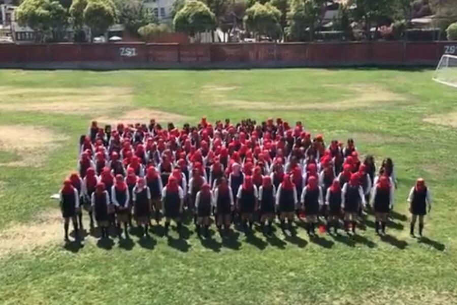 Protesta en el Colegio Calasanz