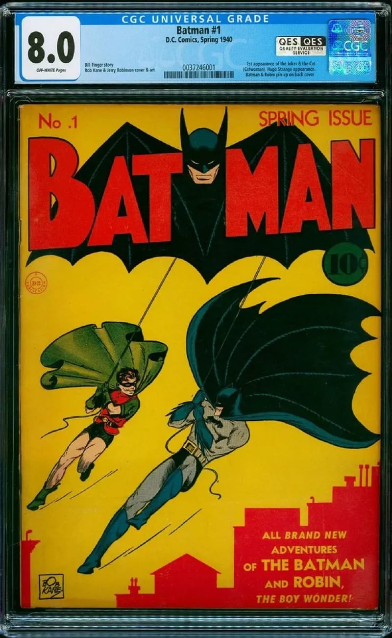 El precio de Batman #1 sigue rompiendo récords y ahora una copia fue  subastada por más de $ millones de dólares - La Tercera