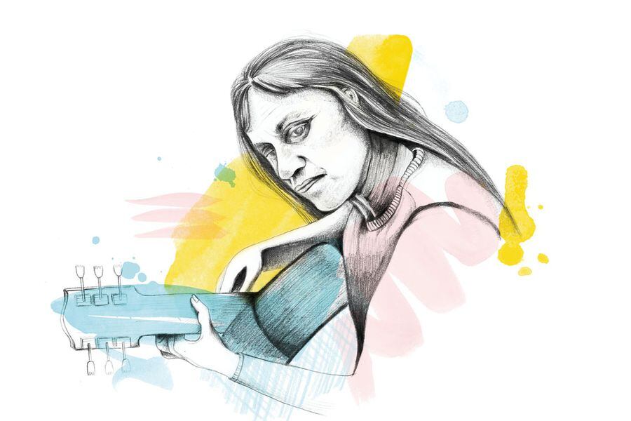 violeta ilustracion