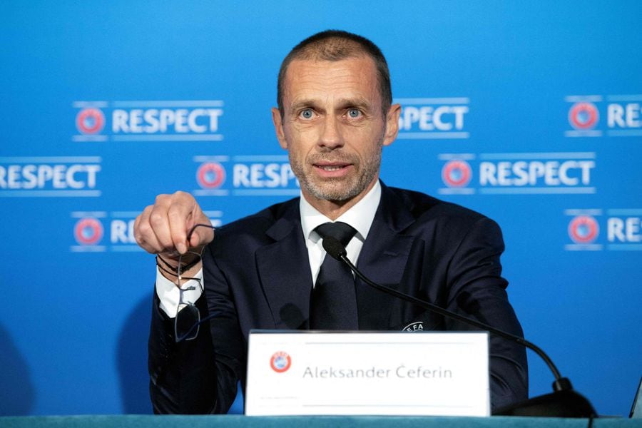 Aleksander Ceferin criticó la creación de la Superliga Europea.