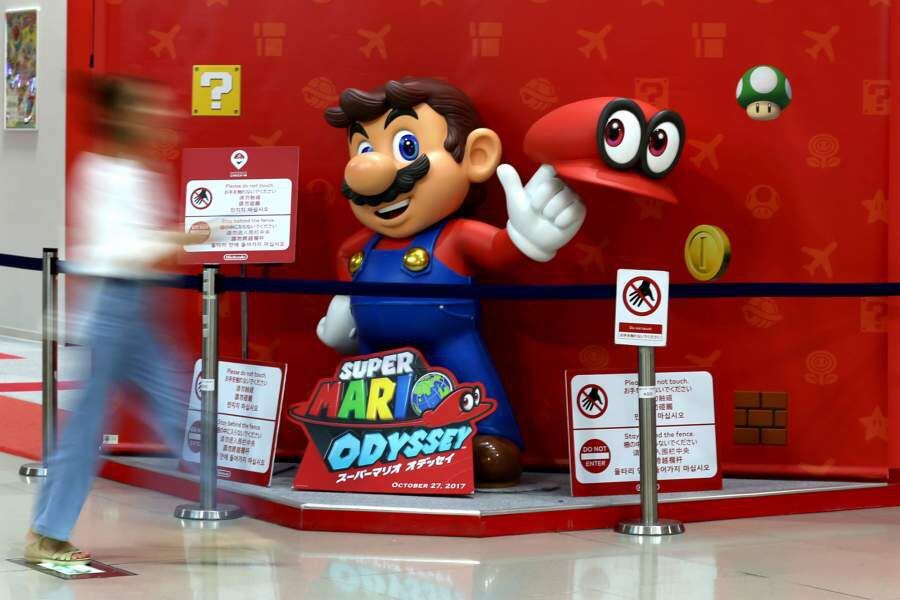The 'Nintendo Check-In' Gaming Area Ahead of Earnings