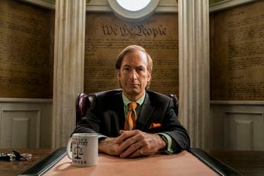 Bob Odenkirk as Saul Goodman - Better Call Saul _ Season 6, Episode 9 - Photo Credit: Greg Lewis/AMC/Sony Pictures Television