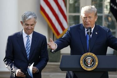 Powell y Trump Fed