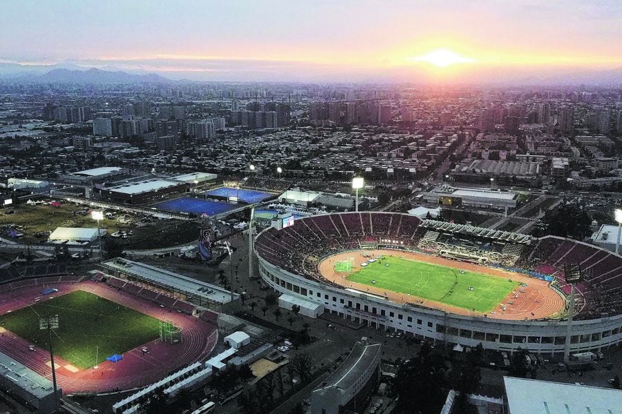 Una vista panorámica del Parque Estadio Naciona